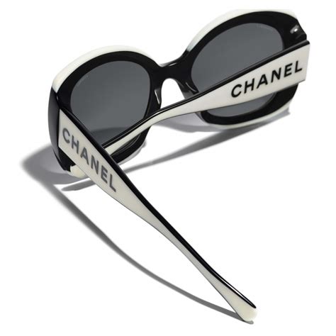 chanel black and white sunglasses|authentic chanel sunglasses sale.